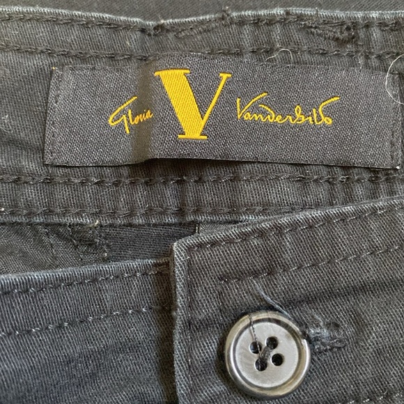 Gloria Vanderbilt Women’s Black Straight Leg Midrise Pants Sz 10 - Picture 6 of 7